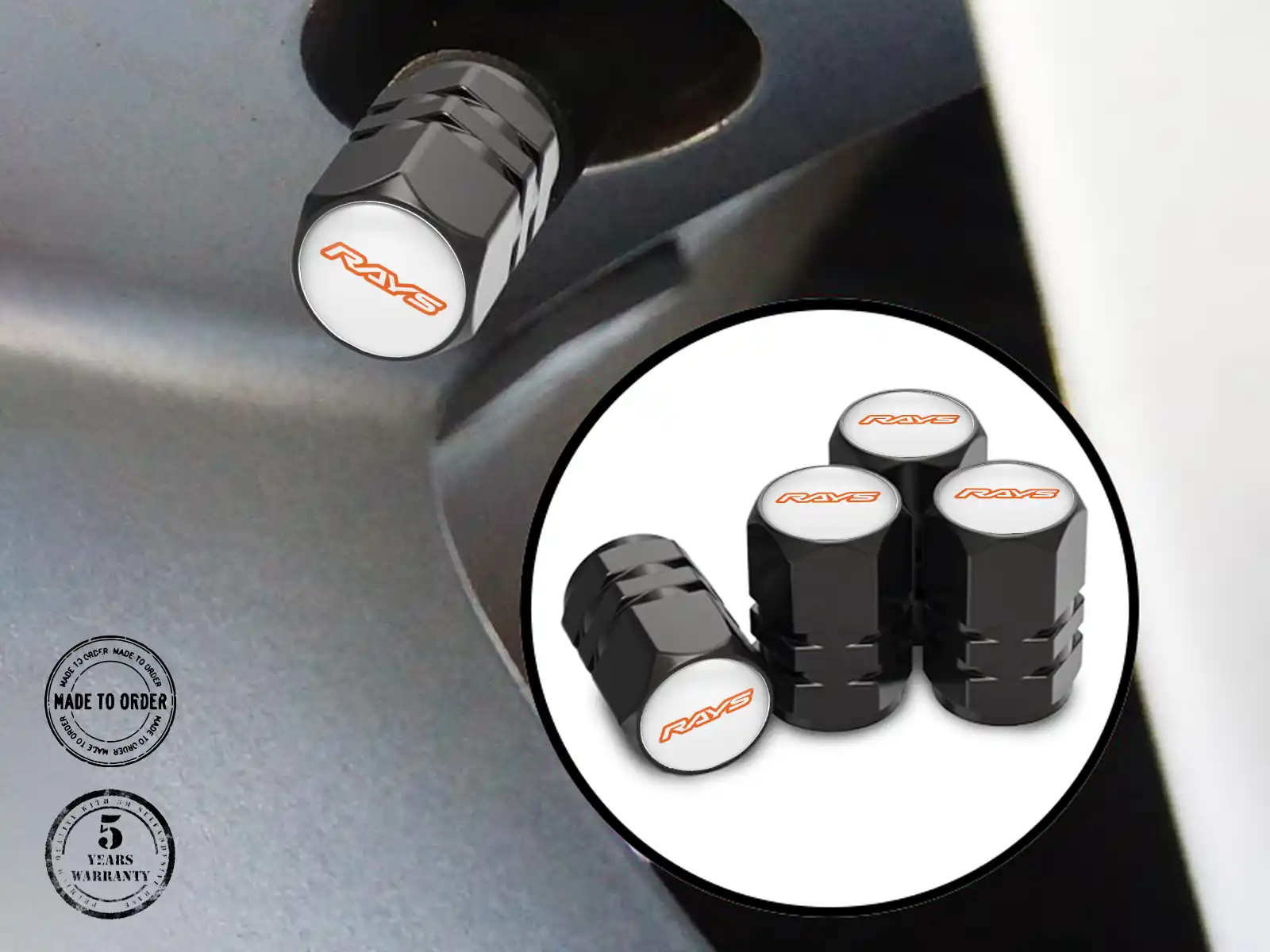 Rays Protections Valve Pneus SUV Style Haut de Gamme